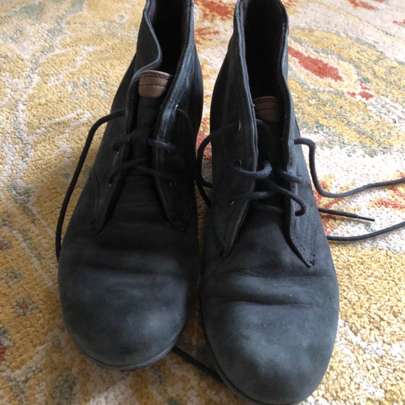 Toas black suede ankle boots, 8.5 - Picture 2 of 5